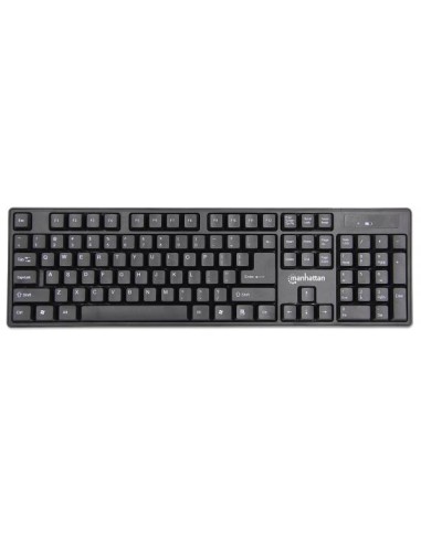 Kit Tastiera e Mouse 1600 Dpi Wireless Nero