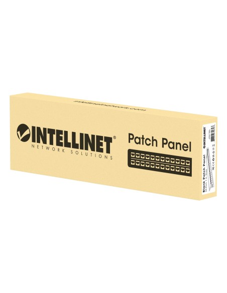 Pannello Patch Modulare Senza Frutti 24 Posti Nero