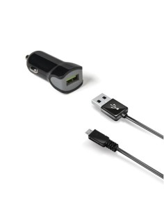 KIT USB CAR CH+MICROUSB CABLE 12W
