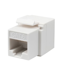 Frutto Keystone RJ45 Cat.6 UTP 180° Toolless Bianco