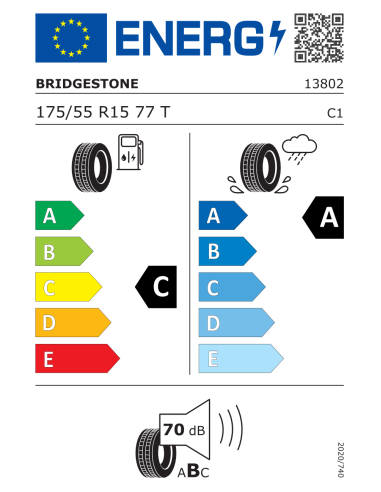 Bridgestone Turanza T005 - 175/55 R15 77T