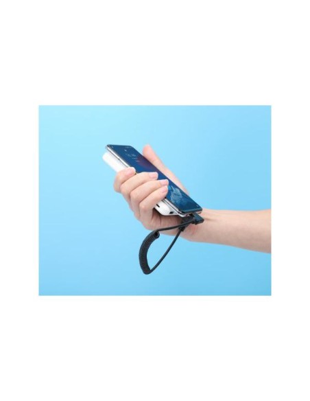 Cavo di Ricarica USB-A a Micro-USB 1m Spiralato Nero