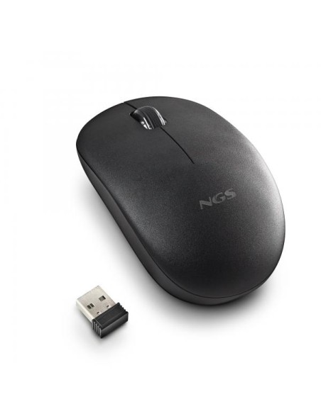 NGS Mouse Wireless Fog Pro 1000dpi 2tasti Black