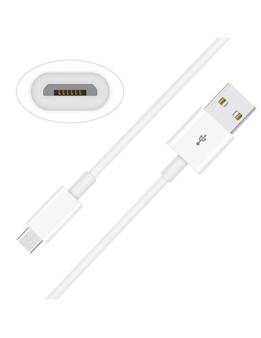 Cavo di Ricarica Rapida USB/Micro-USB 1m Bianco