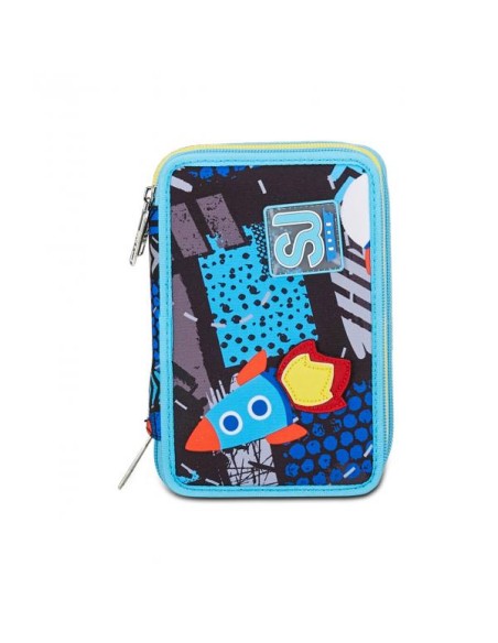 AST.3 ZIP SJ GANG - TURCHESE FLUO