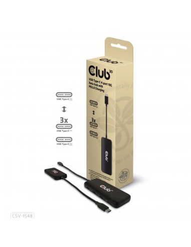 CLUB3D HUB USB GEN2 TYPE-C A 4X USB TYPE-C 10GBPS
