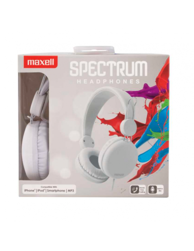 CUFFIE CON MICROFONO SPECTRUM WHITE