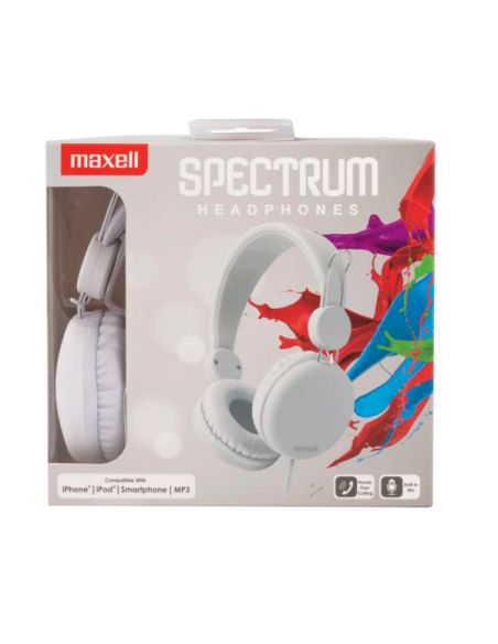 CUFFIE CON MICROFONO SPECTRUM WHITE