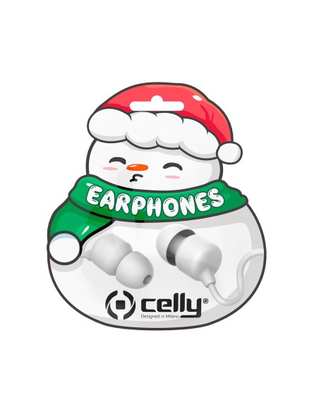 WIRED EARPHONE XMAS SNOW SHAPE