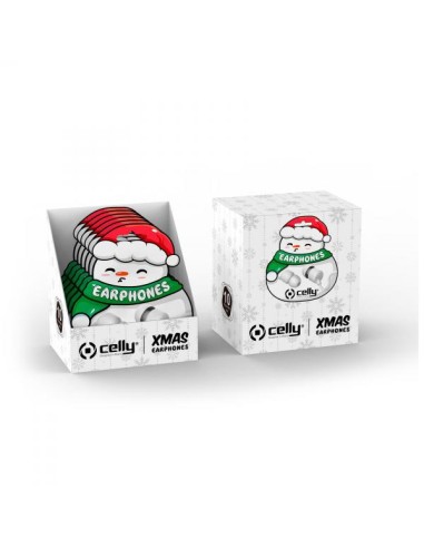 WIRED EARPHONE XMAS SNOW SHAPE
