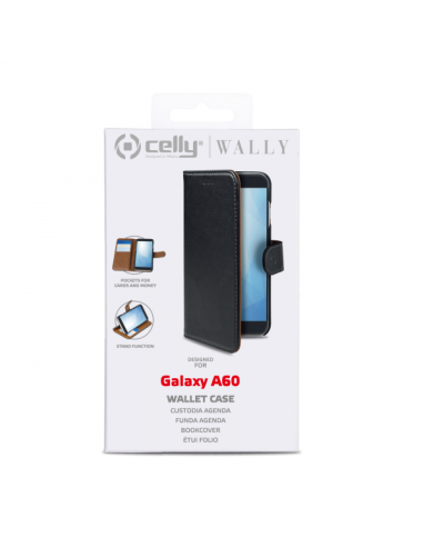 WALLY CASE GALAXY A60/M40 BLACK