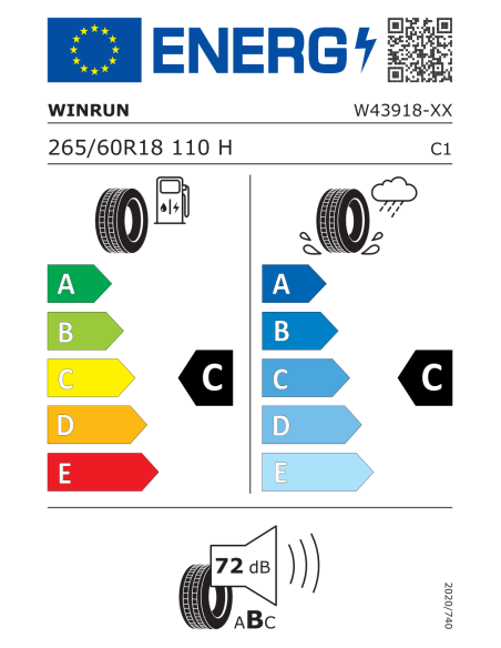 Winrun Maxclaw A/T - 265/60 R18 110H