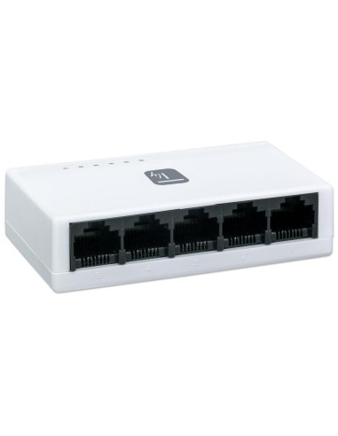 Switch Hub 10/100 Mbps Fast Ethernet 5 Porte