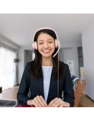 H390 USB PC HEADSET - ROSE