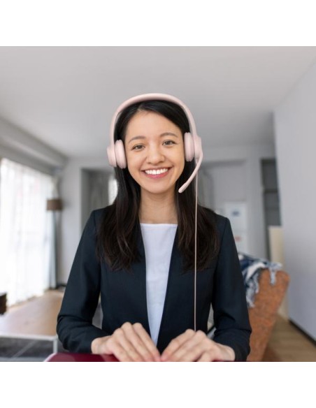 H390 USB PC HEADSET - ROSE