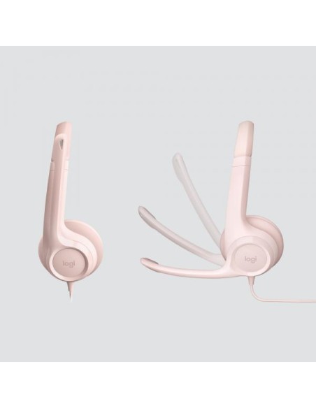 H390 USB PC HEADSET - ROSE