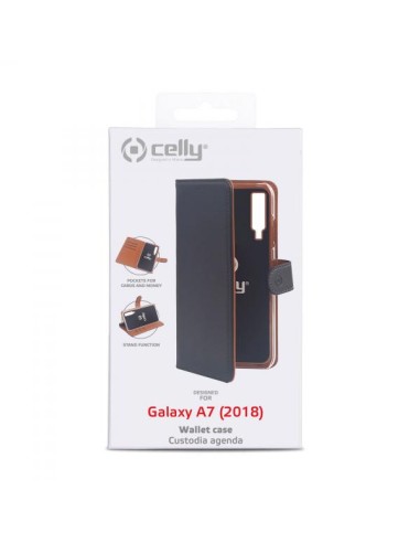 WALLY CASE GALAXY A7 2018 BLACK