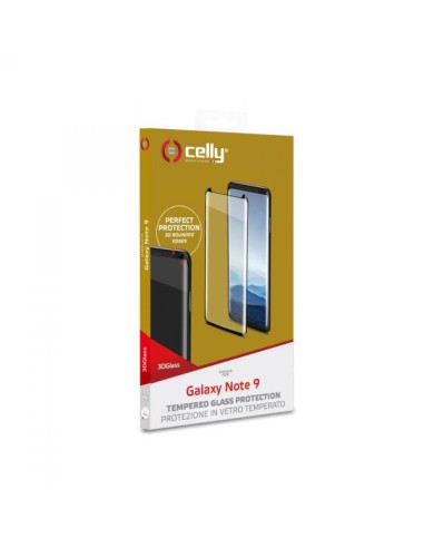 3D GLASS GALAXY NOTE 9/NOTE 8 BLACK
