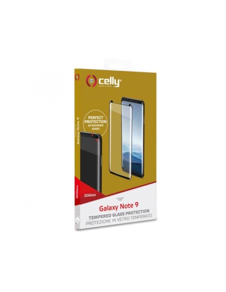 3D GLASS GALAXY NOTE 9/NOTE 8 BLACK