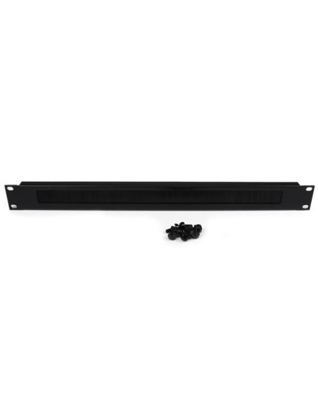 PANNELLO GESTIONE CAVI RACK 1U