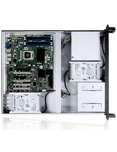 Chassis Industriale da Rack 19'' 2U Nero