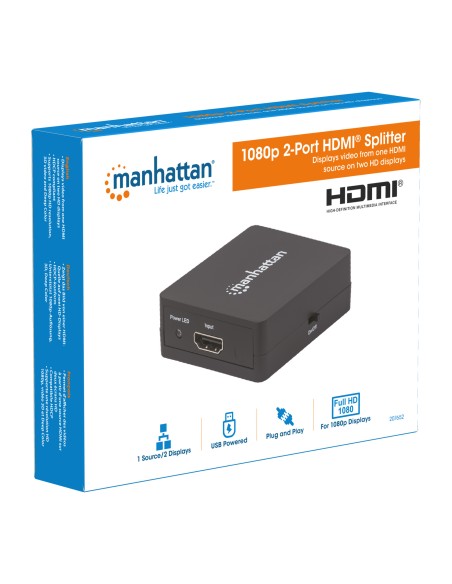Splitter HDMI 2 porte 1080p