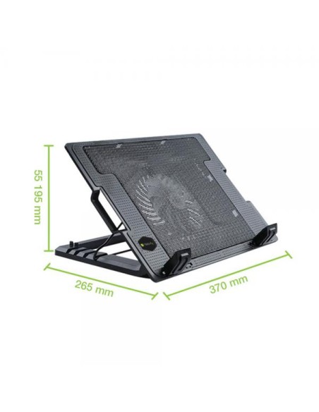 Supporto per notebook fino a 17.3'' con sistema di raffreddamento