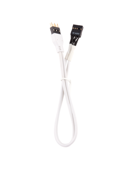 Corsair Premium Sleeved Front Panel Extension Kit, Bianco - 30cm