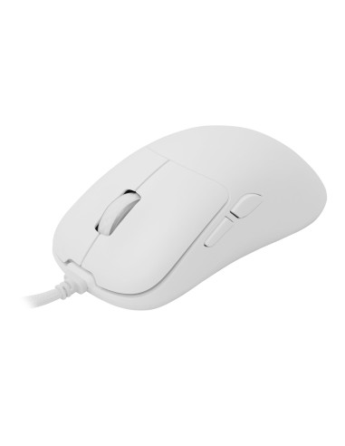 Mouse Ottico USB 12400 Dpi 6D Bianco, GRAPHENE