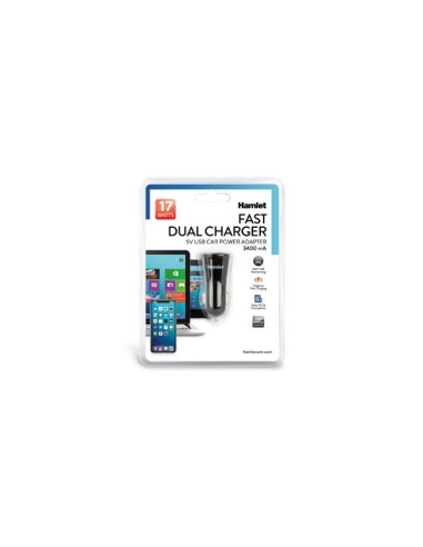ADATTATORE AUTO DUAL USB 17W 3.4A