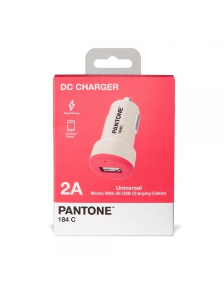 PANTONE CAR CHARGER 10W PINK
