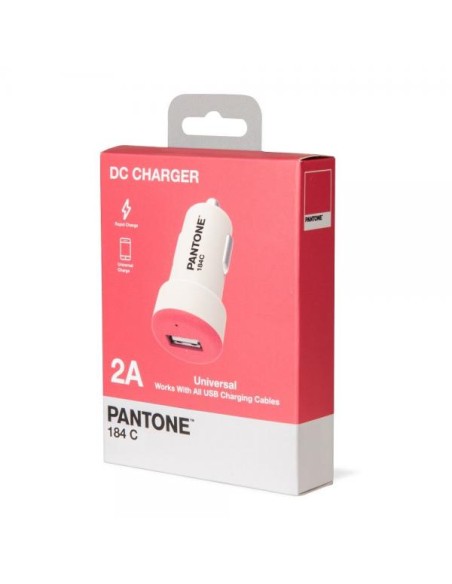 PANTONE CAR CHARGER 10W PINK