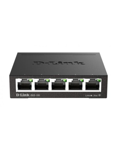 D-LINK SWITCH 5 PORTE GIGABIT CASE METALLICO