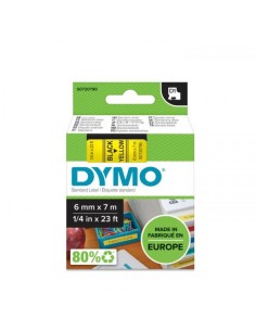 NASTRO  D1 6MMX7M NERO/GIALLO 2