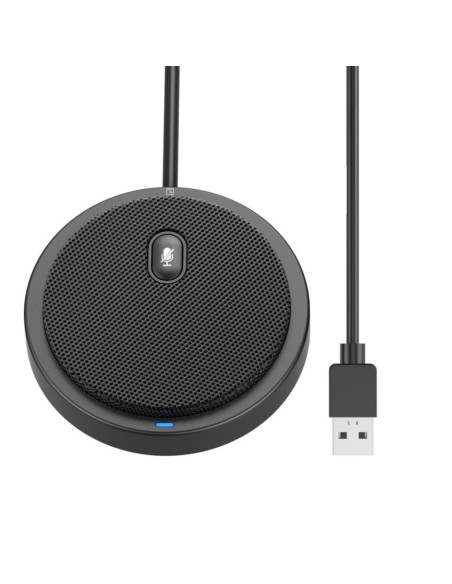 Microfono USB Omnidirezionale da Conferenza con Tasto Muto