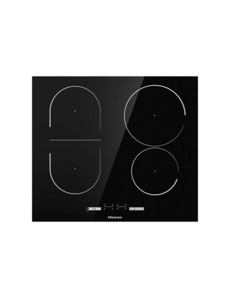 PIANO INDUZ 60CM 4Z BRIDGE NERO