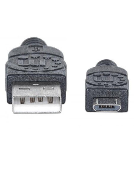 Cavo USB 2.0 A maschio/Micro B maschio 0,5m Nero