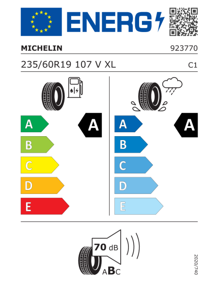 Michelin E Primacy - 235/60 R19 107V XL EV
