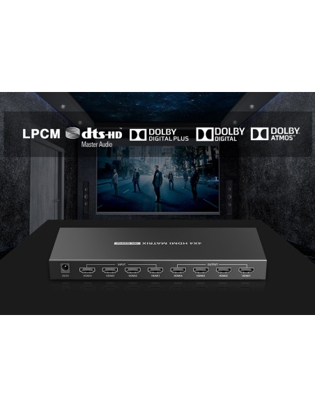 Switch Matrix HDMI2.0 4x4 4K@60 Hz