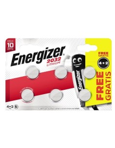CF4+2 LITHIUM CR2032 BP6 4+2 2