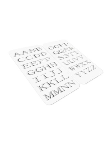 3D STICKERS LETTERS SILVER