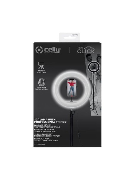 PROFESSIONAL TRIPOD WITH RING LIGHT