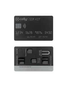 UNIVERSAL KIT X SIM CARD WITH CLIP